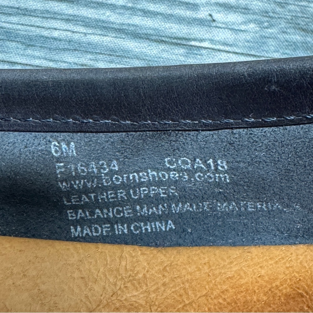 Born Navy Blue Nubuck Driving Moccasin Finley Size 6M - Picture 7 of 7